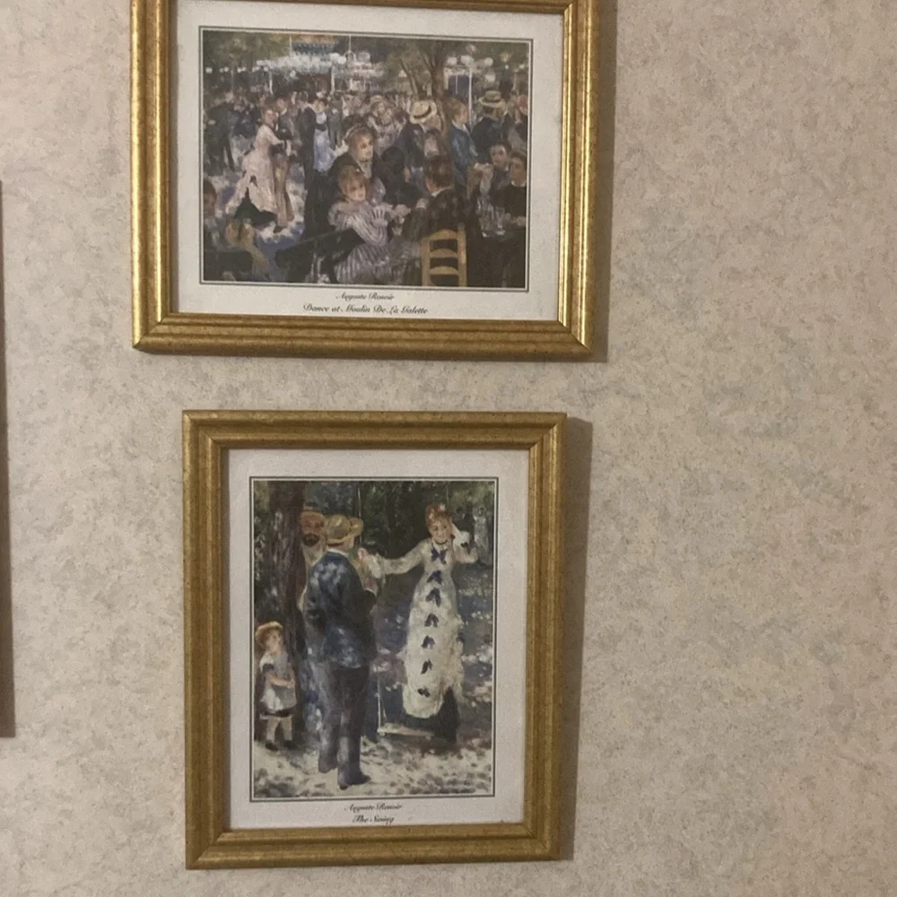 2 Gold Framed Art Prints -Renoir - Picture 4 of 6